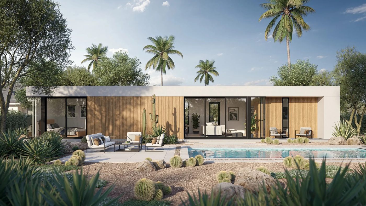 Beachside modular residence